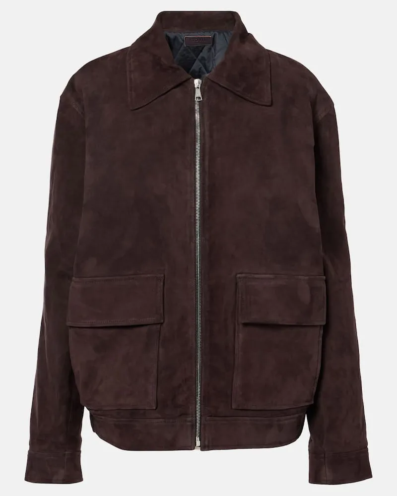 Stouls Jacke Arthur aus Veloursleder Braun