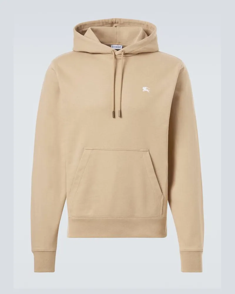 Burberry Hoodie EKD aus Baumwoll-Jersey Beige