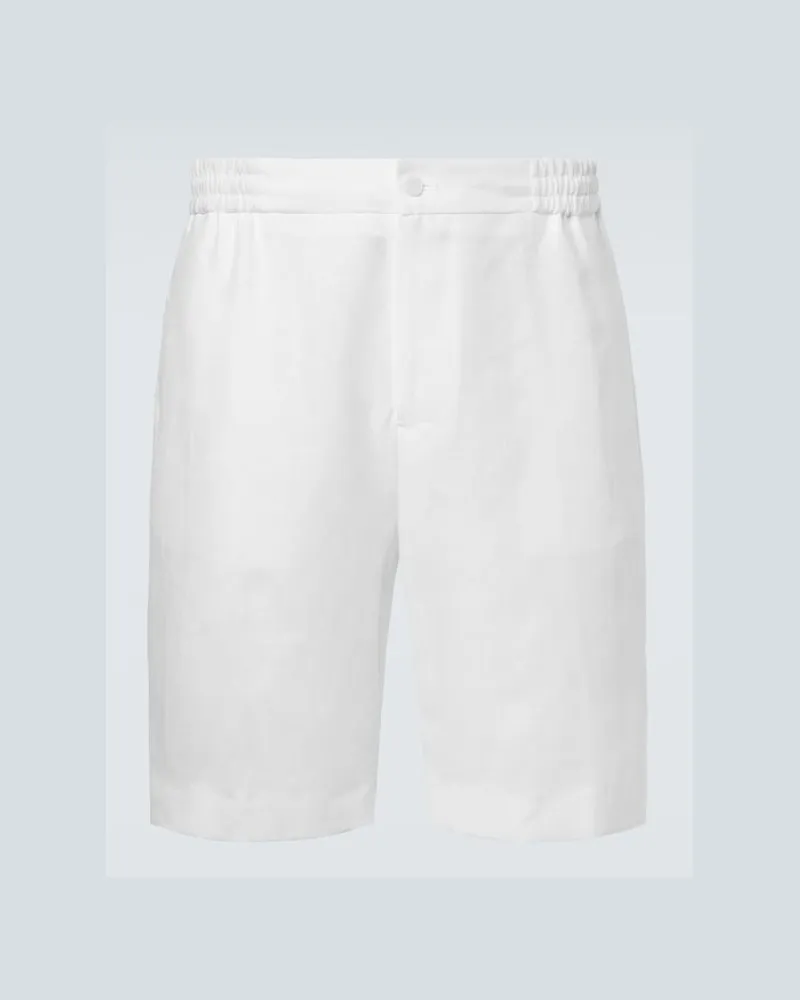 Etro Bermuda-Shorts aus Leinen Weiß