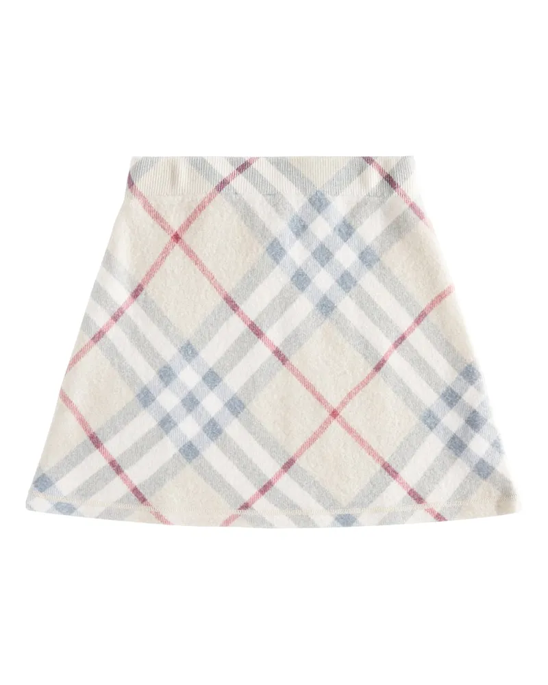Burberry Rock Burberry Check aus Wolle Beige