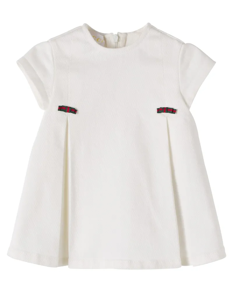 Gucci Baby Jeanskleid Weiß