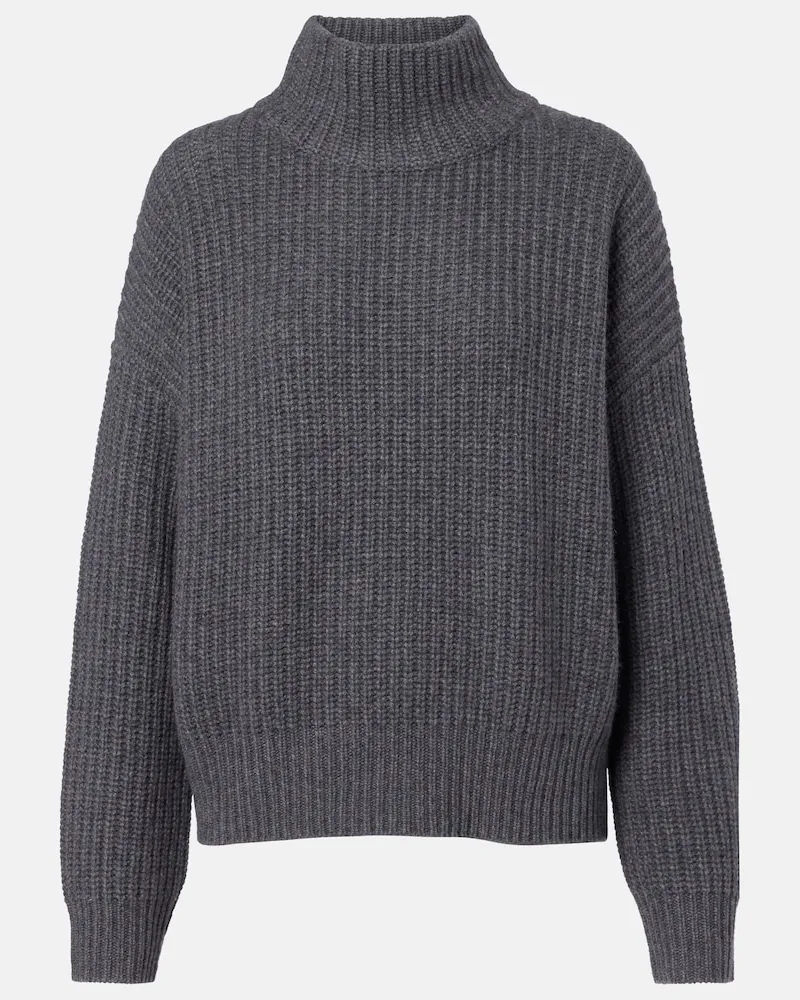 Lisa Yang Pullover Julina aus Kaschmir Grau