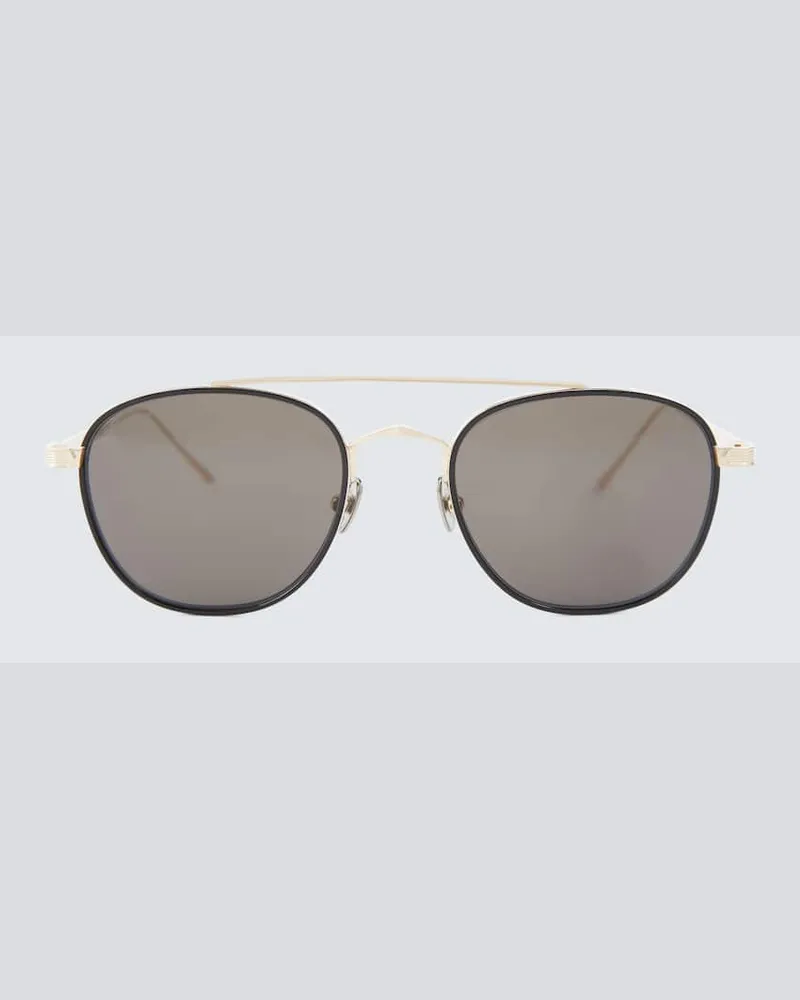 Cartier Runde Sonnenbrille Signature C Gold