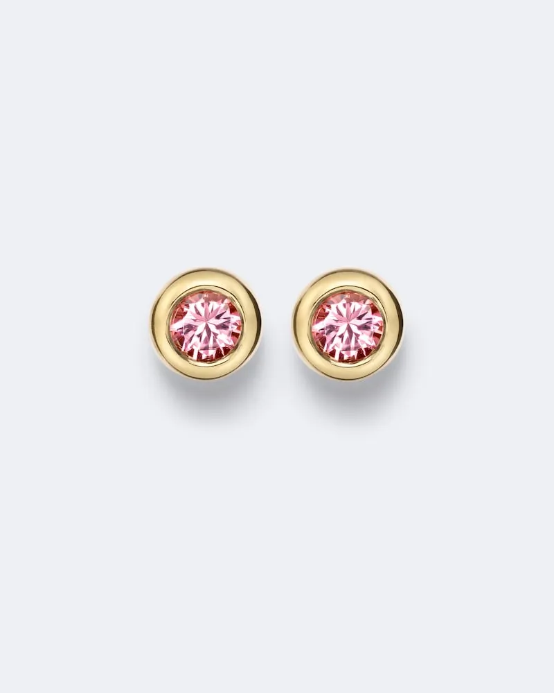 David Yurman Ohrringe Pavé aus 18kt Gelbgold mit Turmalinen Gold