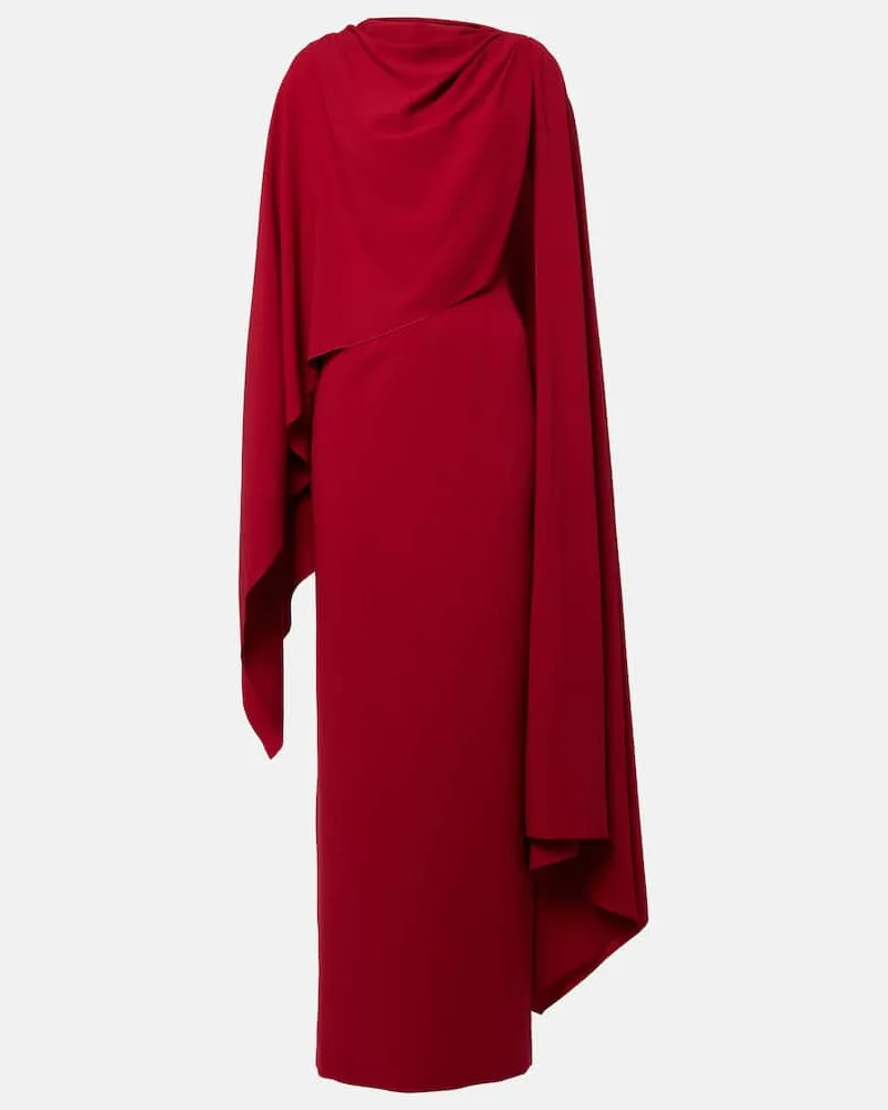 Roksanda Ilincic Robe Demetria aus Crêpe Rot