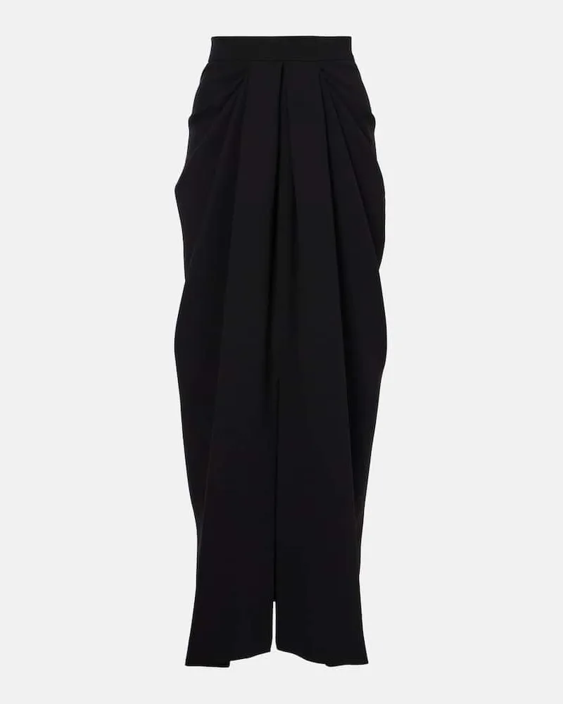 Max Mara Maxirock Ridente aus Cady Schwarz