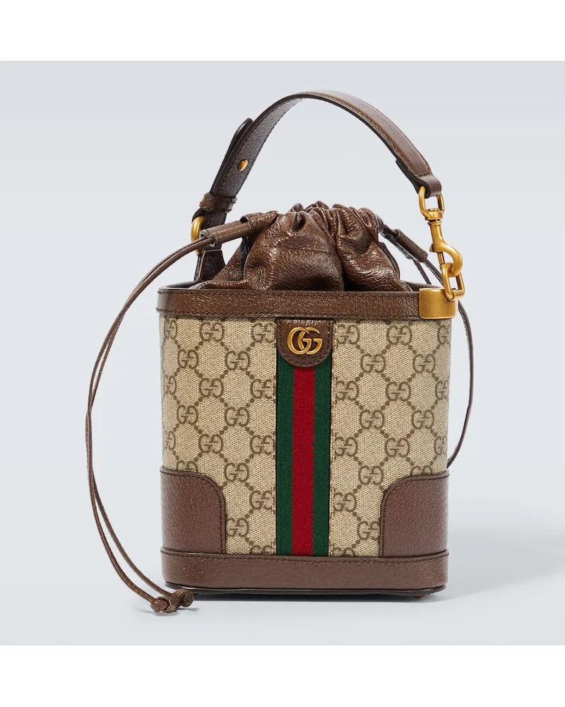 Gucci Bucket-Bag Ophidia GG aus Canvas Multicolor