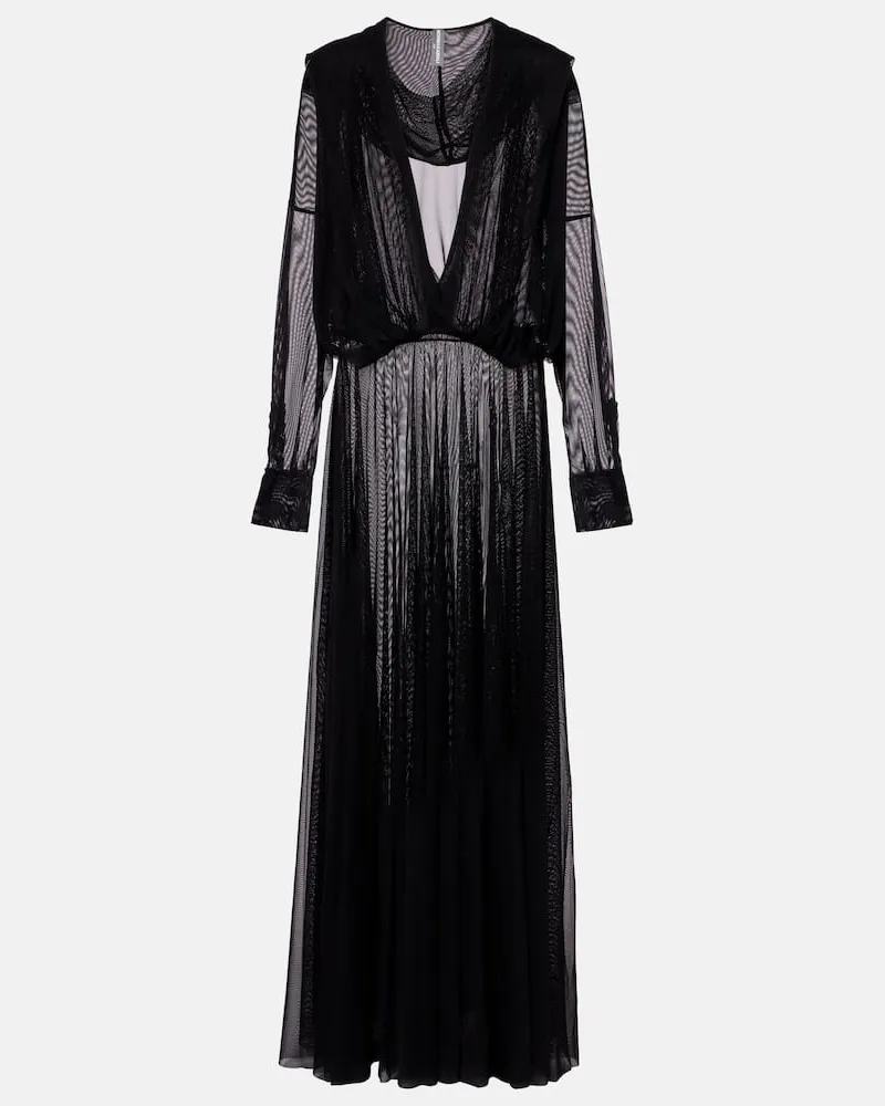Norma Kamali Maxikleid Schwarz