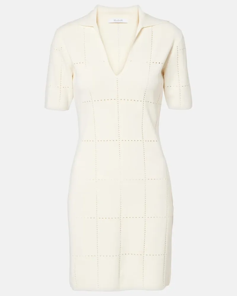 Max Mara Minikleid Olivi Weiß