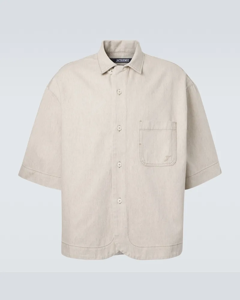 Jacquemus Jeanshemd Paysan de Nîmes Beige