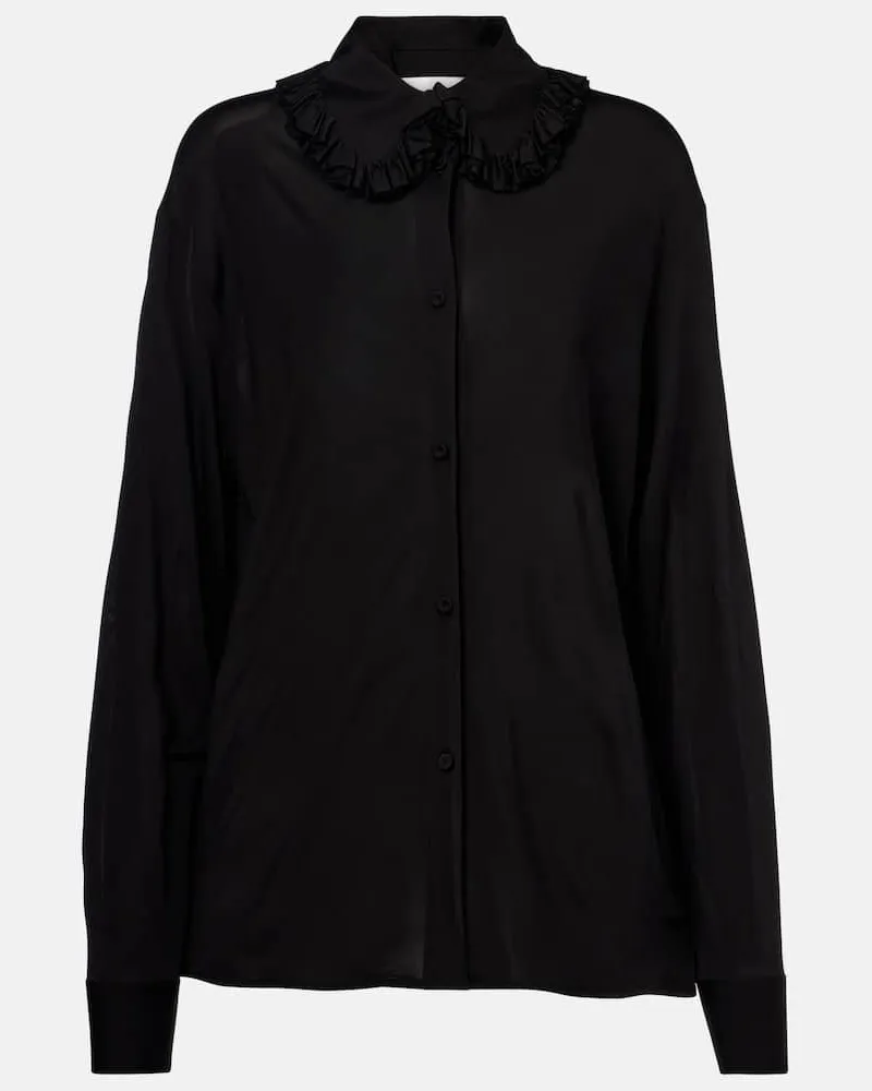 Jil Sander Bluse Schwarz