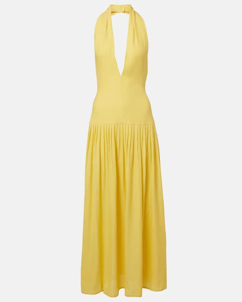 Proenza Schouler Maxikleid Tala aus Georgette Gelb