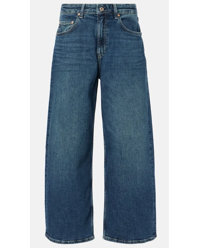 Adriano Goldschmied High-Rise Wide-Leg Jeans Blau
