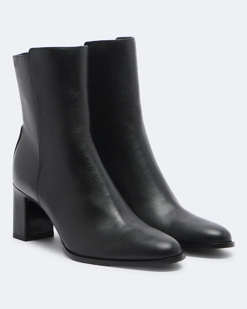 Jimmy Choo Ankle Boots Caly aus Leder Schwarz