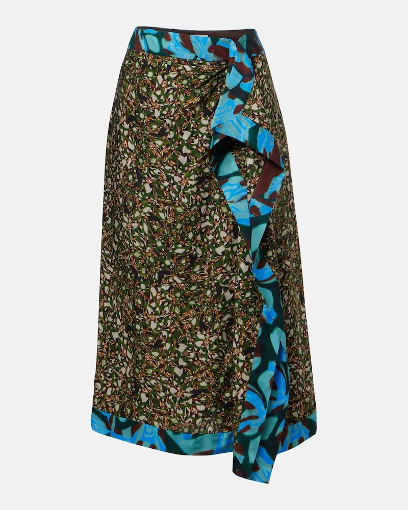 Dries van Noten Midirock Multicolor