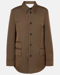 Bottega Veneta Jacke aus Wolle Braun