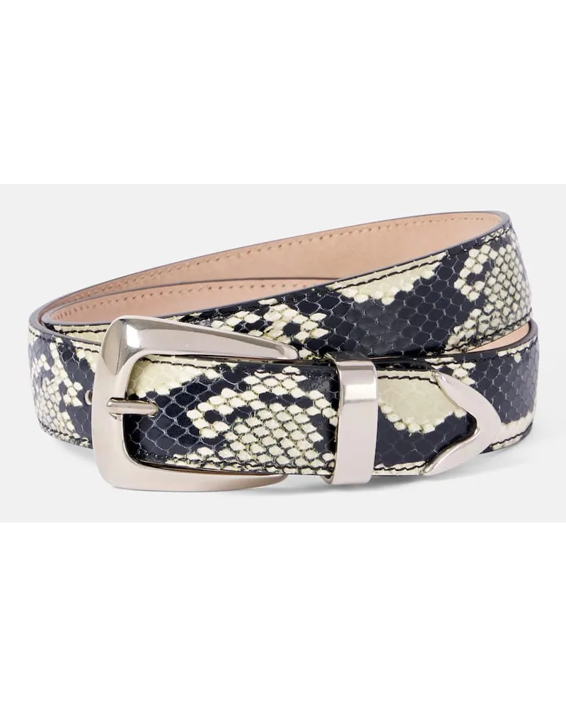 KHAITE Gürtel Benny aus Leder Multicolor