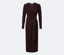 Wickelkleid Salomez aus Wolle und Kaschmir