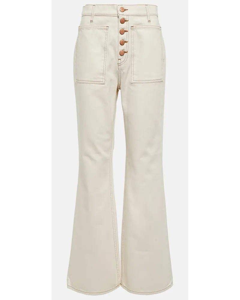 Ulla Johnson High-Rise Flared Jeans Lou Weiss