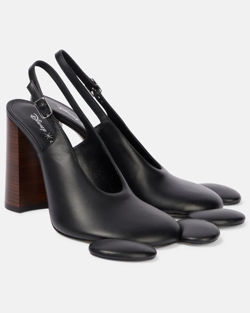 COPERNI X Disney® Slingback-Pumps Mickey aus Leder Schwarz