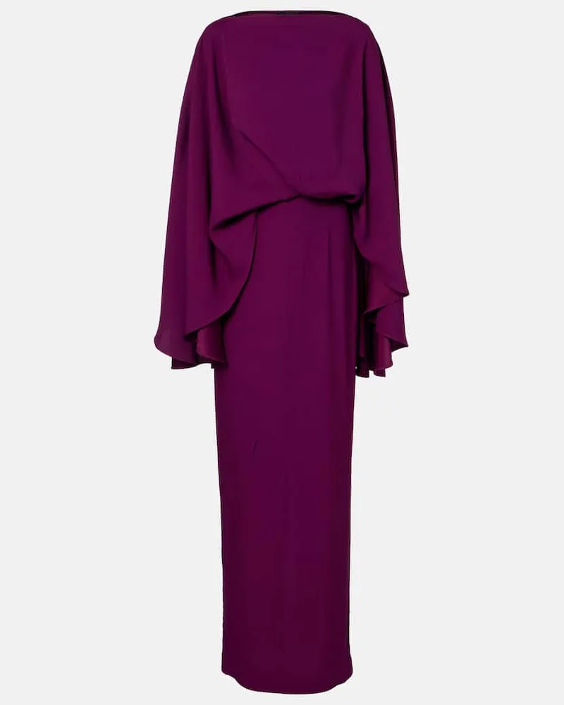 Taller Marmo Maxikleid Eolia aus Cady Lila