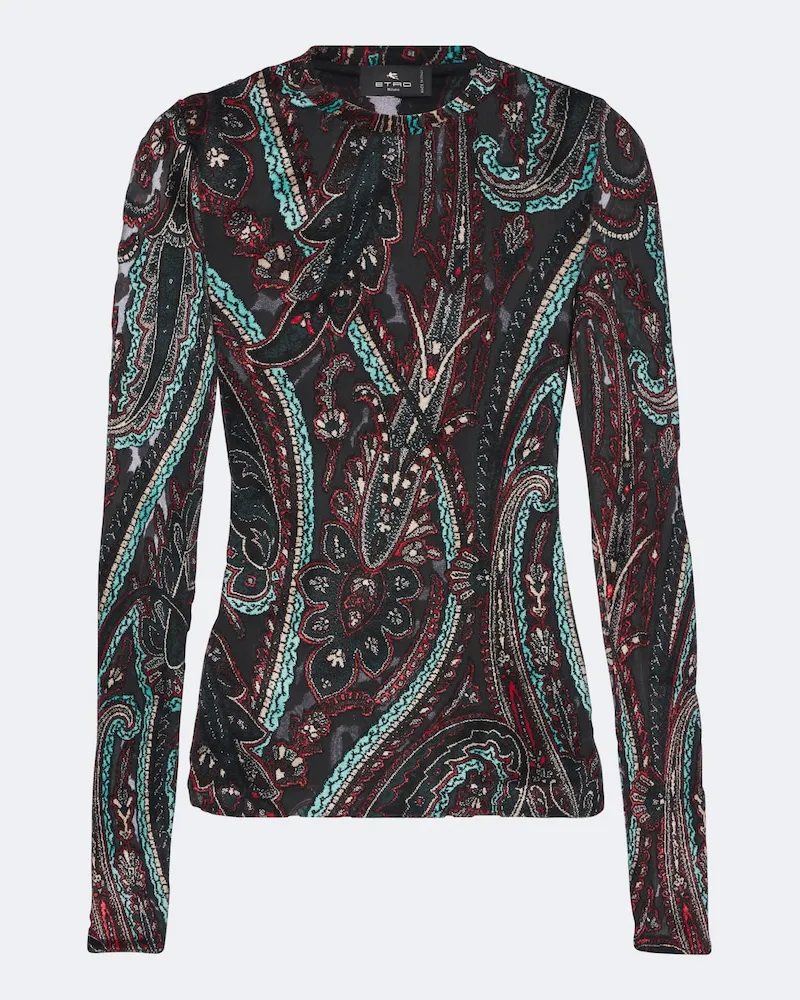 Etro Verziertes Top Multicolor
