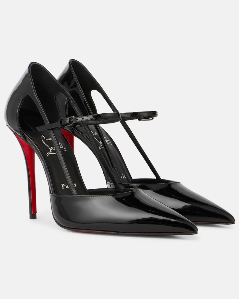 Christian Louboutin Pumps Miss Z 100 aus Lackleder Schwarz