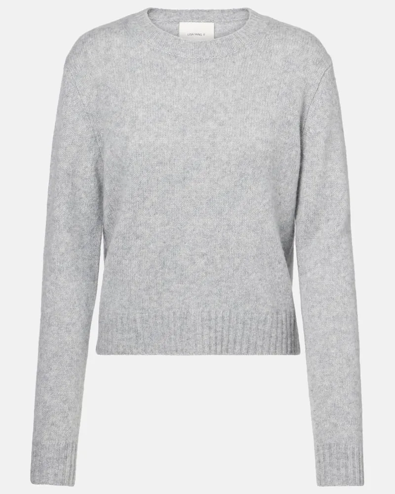 Lisa Yang Pullover Mira aus Kaschmir und Seide Grau