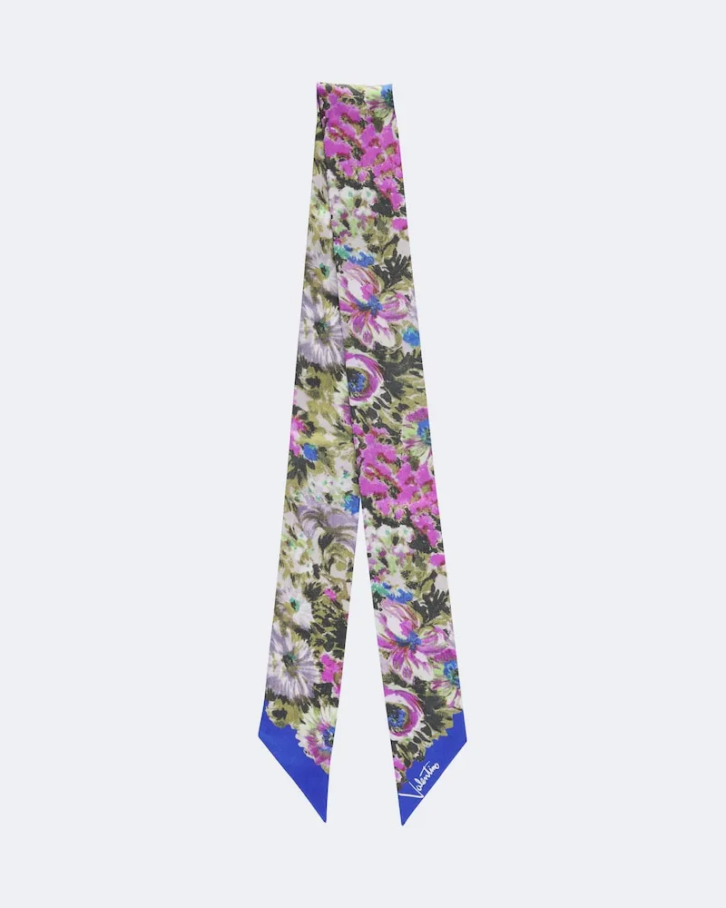 Valentino Garavani Schal aus Seide Multicolor