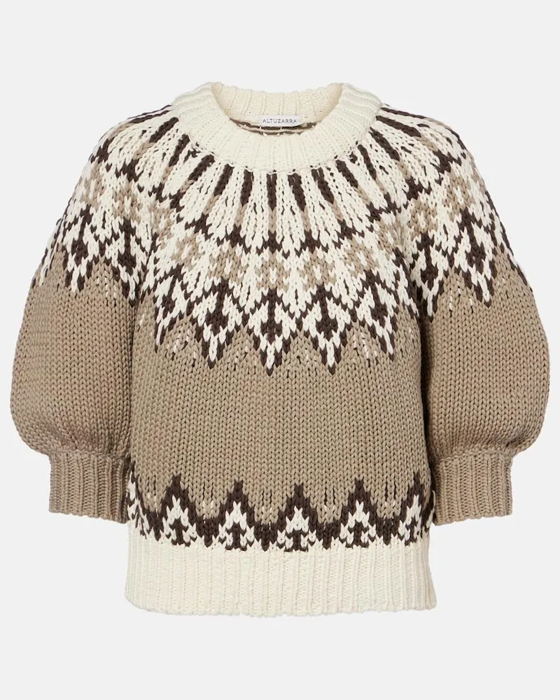 Altuzarra Pullover Marty aus Baumwolle Beige