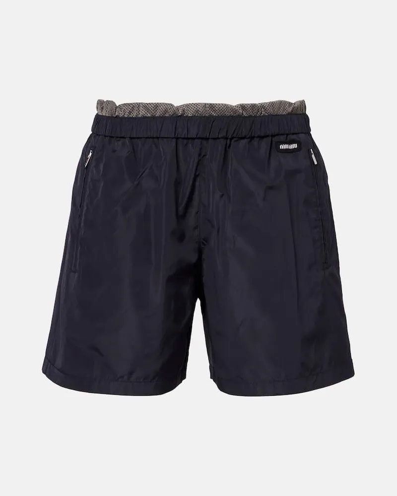 Miu Miu Shorts Blau