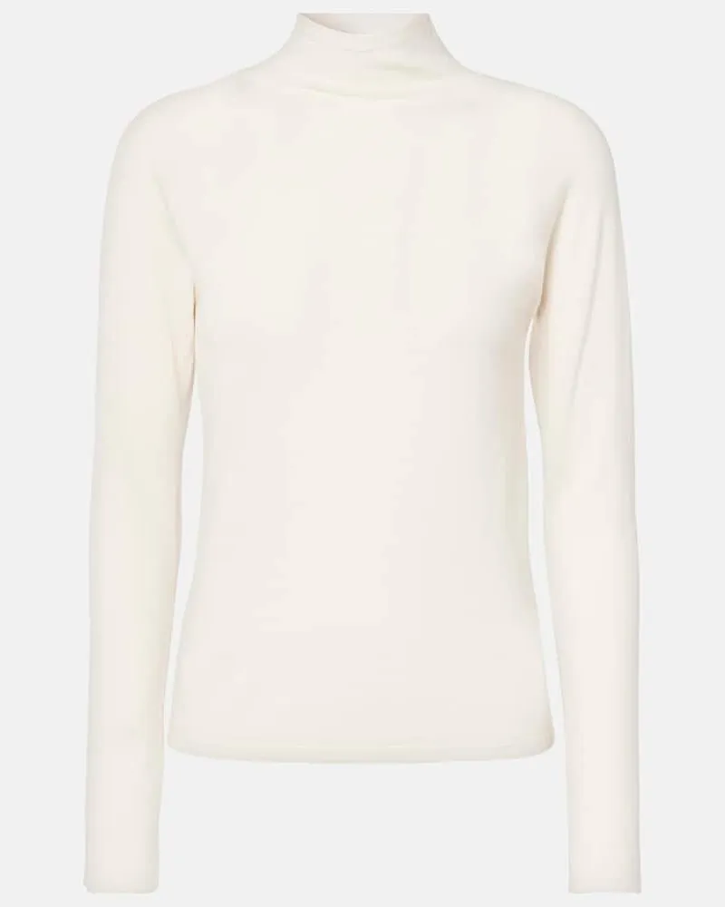 The Row Top Honna aus Wolle Beige