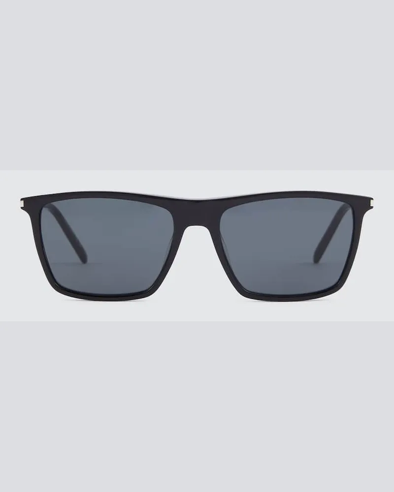 Saint Laurent Eckige Sonnenbrille SL 668 Schwarz