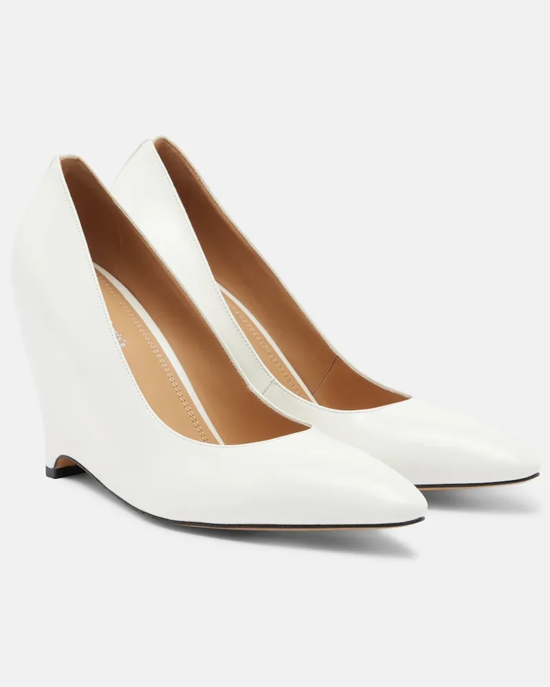 Maison Margiela Wedges aus Leder Weiß