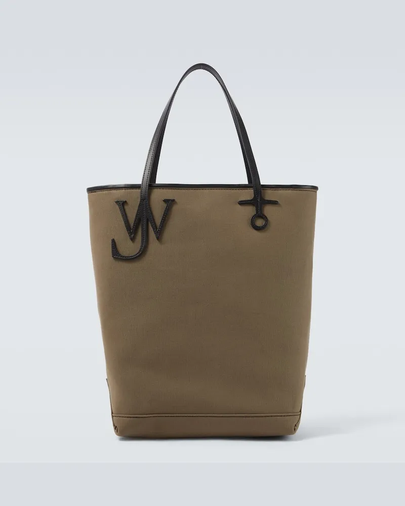 J.W.Anderson Tote Bag Anchor Tall aus Canvas Grün