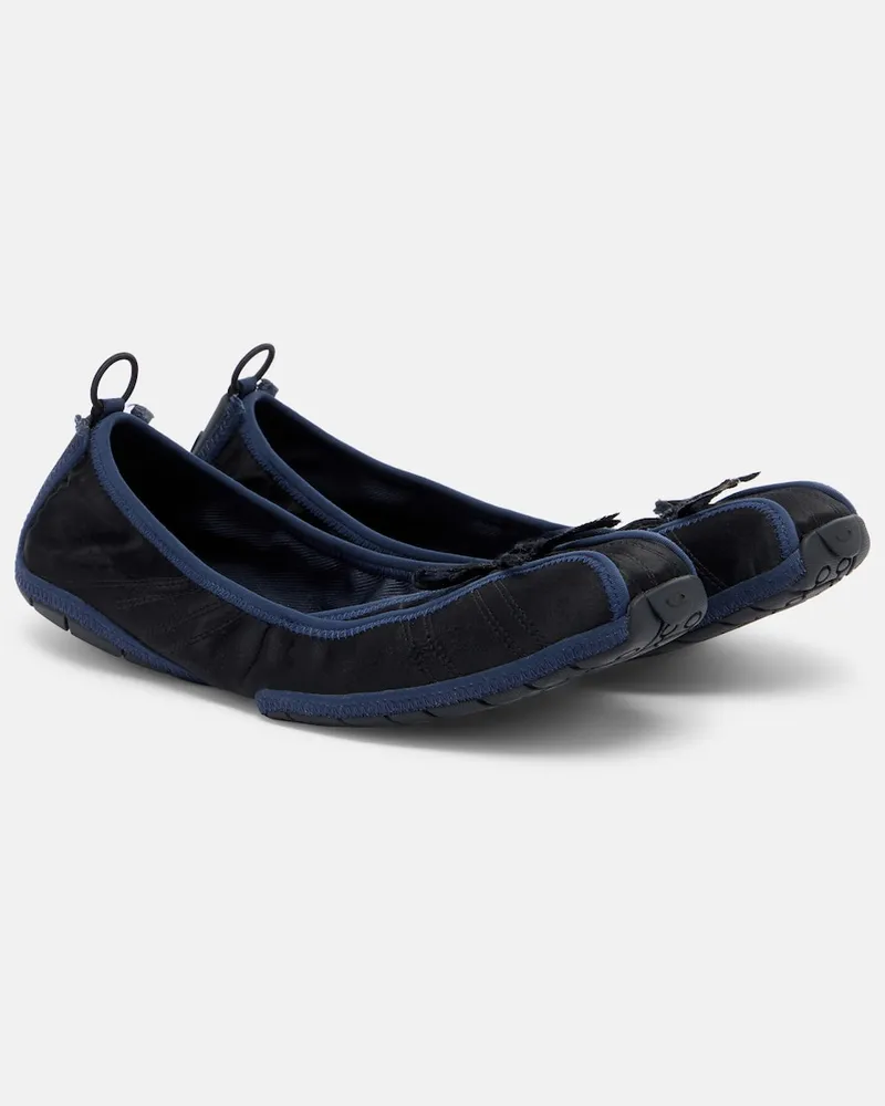 Balenciaga Ballerinas Ballet aus Canvas Schwarz