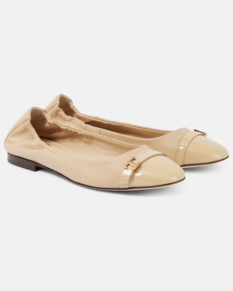 TOD'S Ballerinas aus Leder Rosa