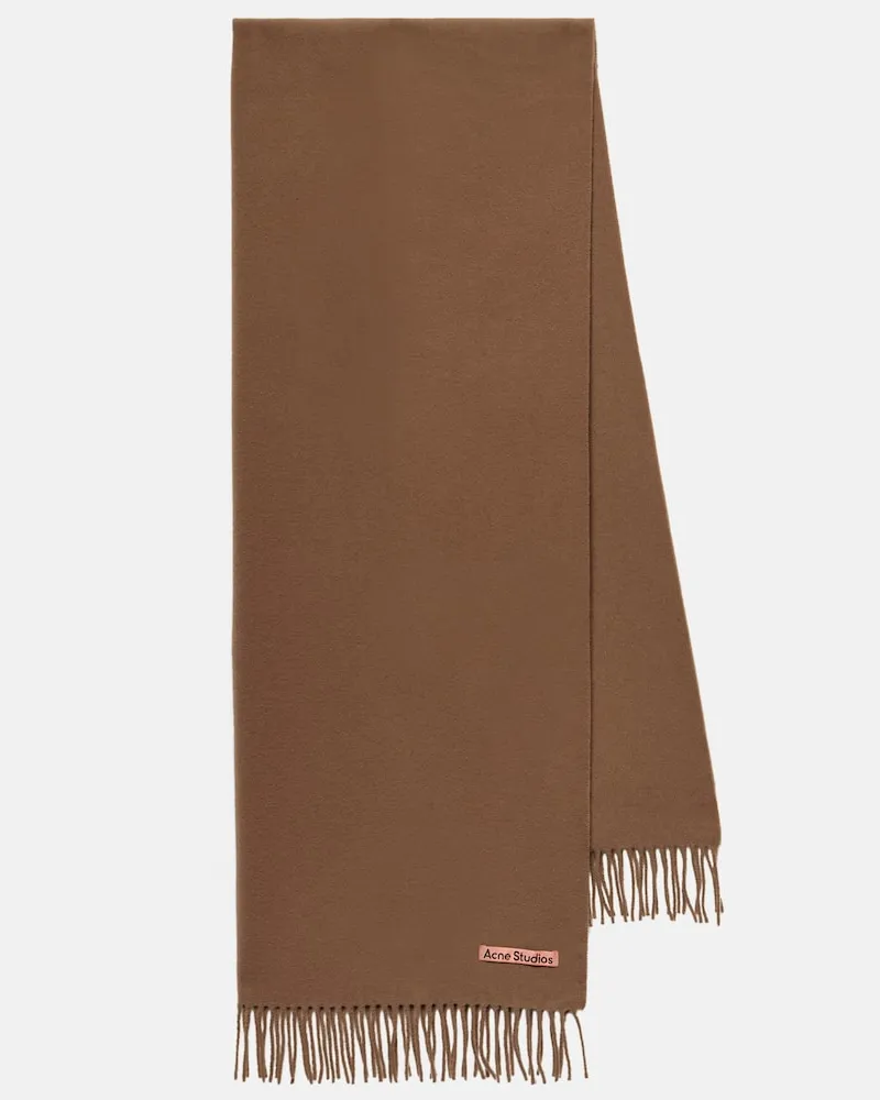 Acne Studios Schal Canada New aus Wolle Braun