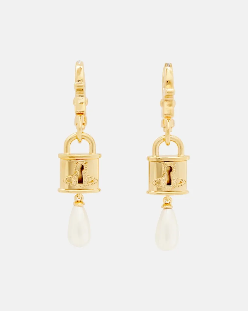 Vivienne Westwood Ohrringe Celestia Small Weiß