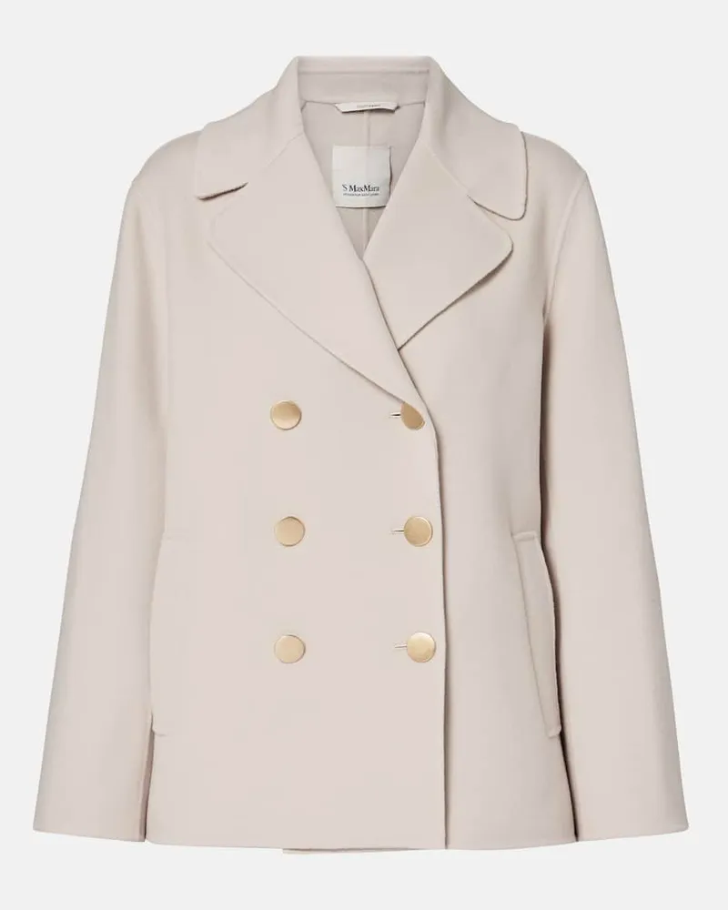 Max Mara Cabanjacke Margot aus Schurwolle Beige