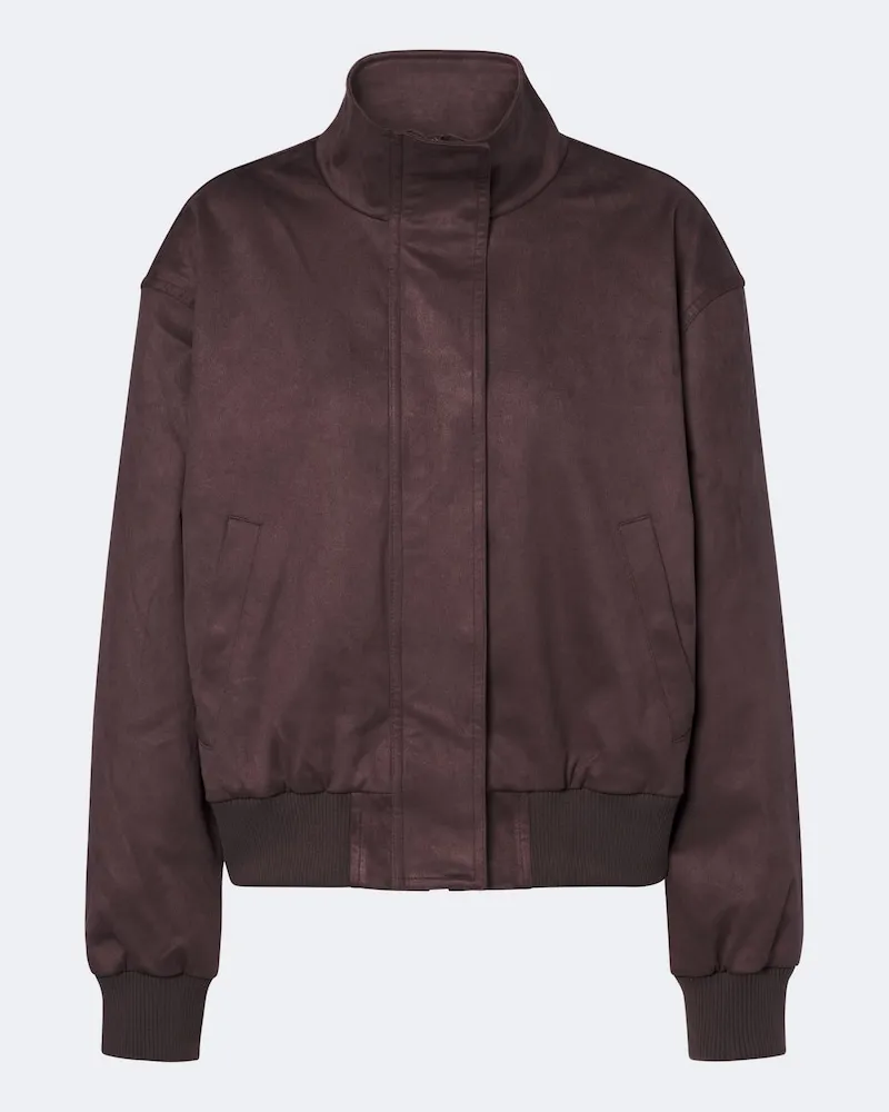 Velvet Blousonjacke Quincy Braun