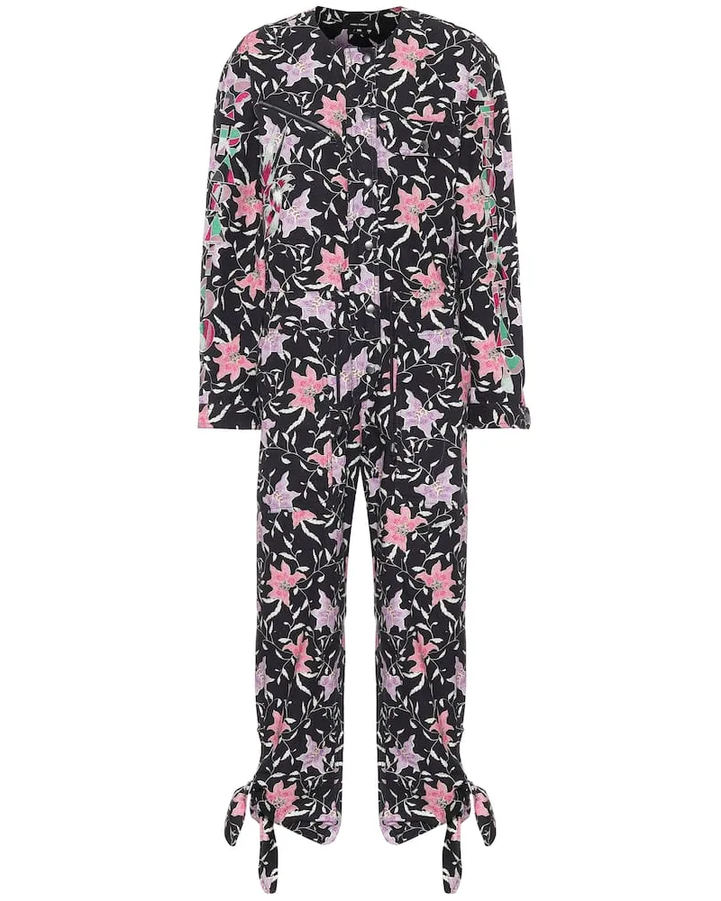 Isabel Marant Jumpsuit Gigi aus Baumwolle Schwarz