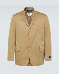 Junya Watanabe X Brooks Brothers Blazer aus Gabardine Beige