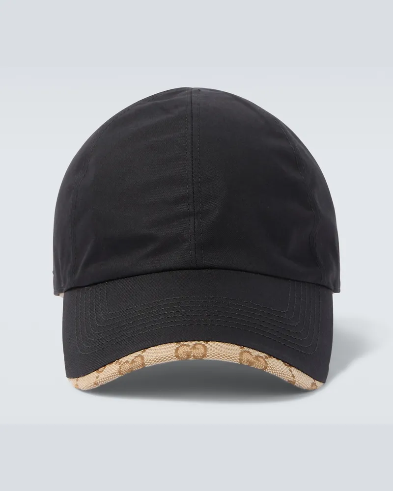 Gucci Baseballcap GG aus Canvas Schwarz