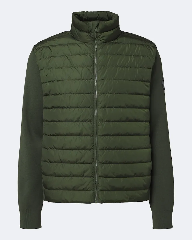Canada Goose Cardigan Hybridge Flavio aus Wolle Grün