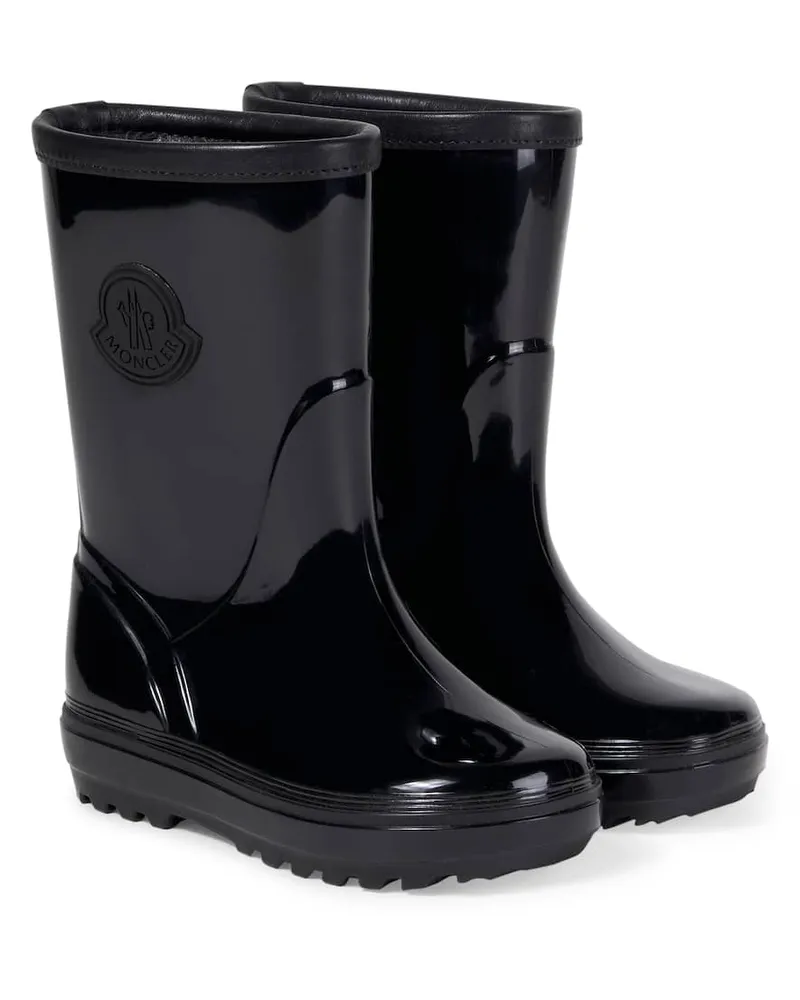 Moncler Gummistiefel Petit Kickstream Schwarz