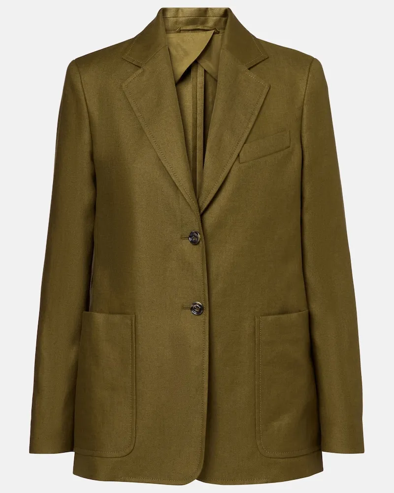 Max Mara Blazer Guglia aus Leinen Braun