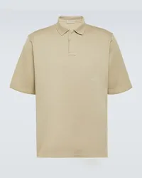 Stone Island Polohemd Ghost aus Baumwolle Beige