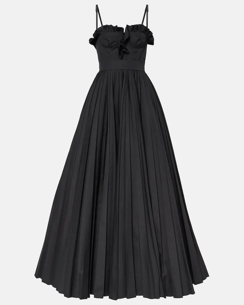 Giambattista Valli Robe aus Baumwolle Schwarz
