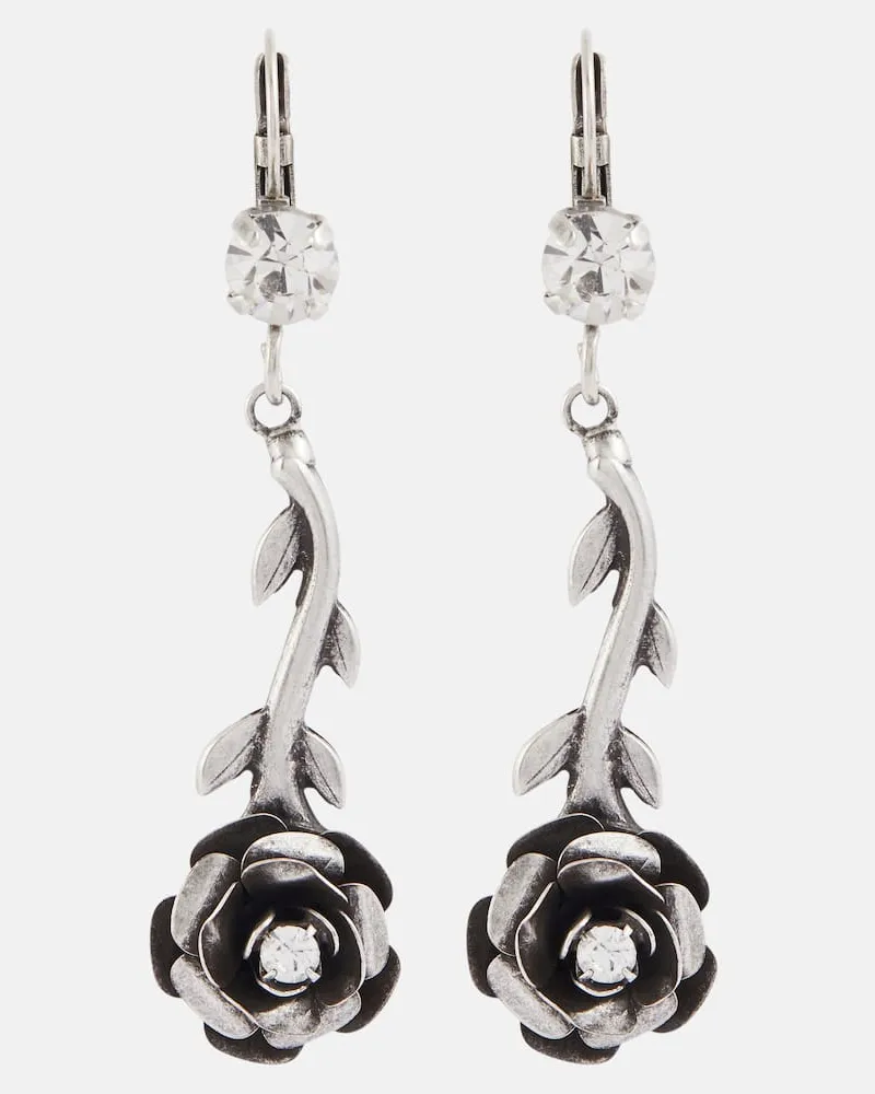 Blumarine Ohrringe Rose Silber